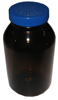 500 ml amber bottle with teflon liner